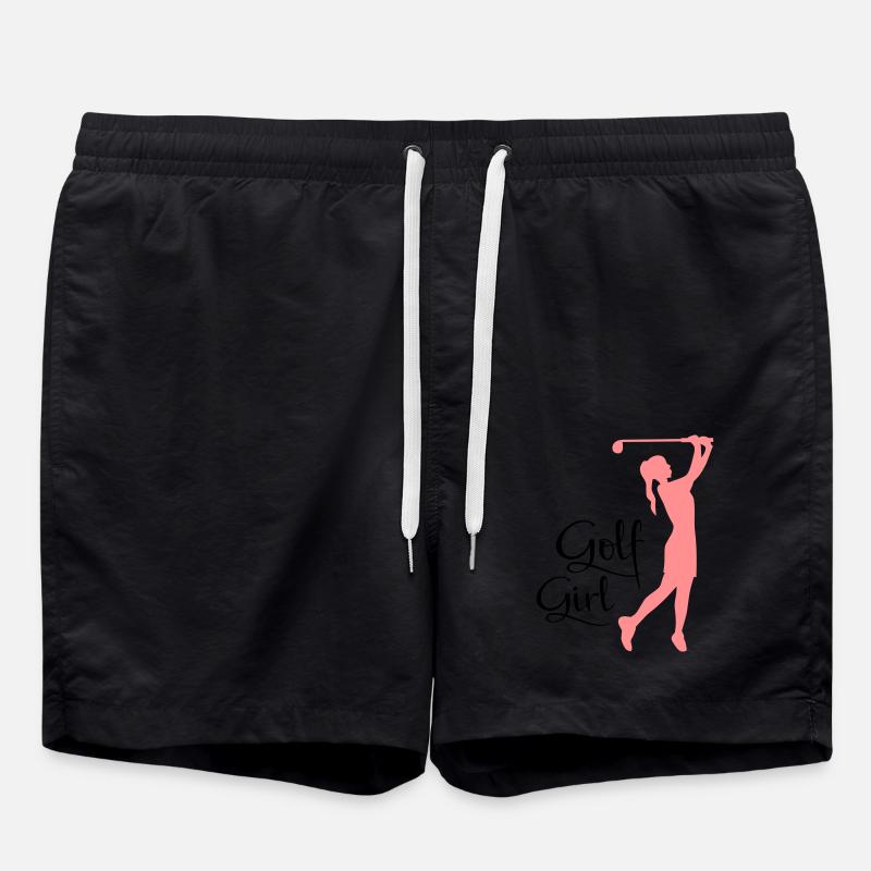 Golf - Badeshorts - Schwarz