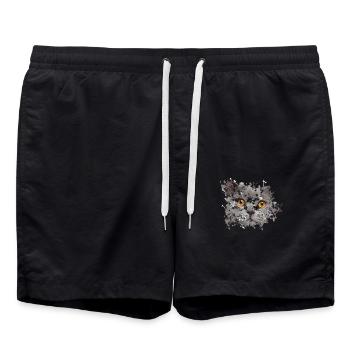 Visage BKH - Short de bain - noir - Devant - AI Model Male 185 light (185cm)