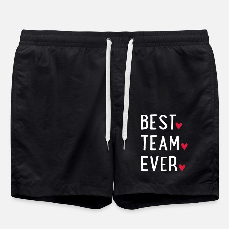 BESTTEAMEVER - Badeshorts - Schwarz