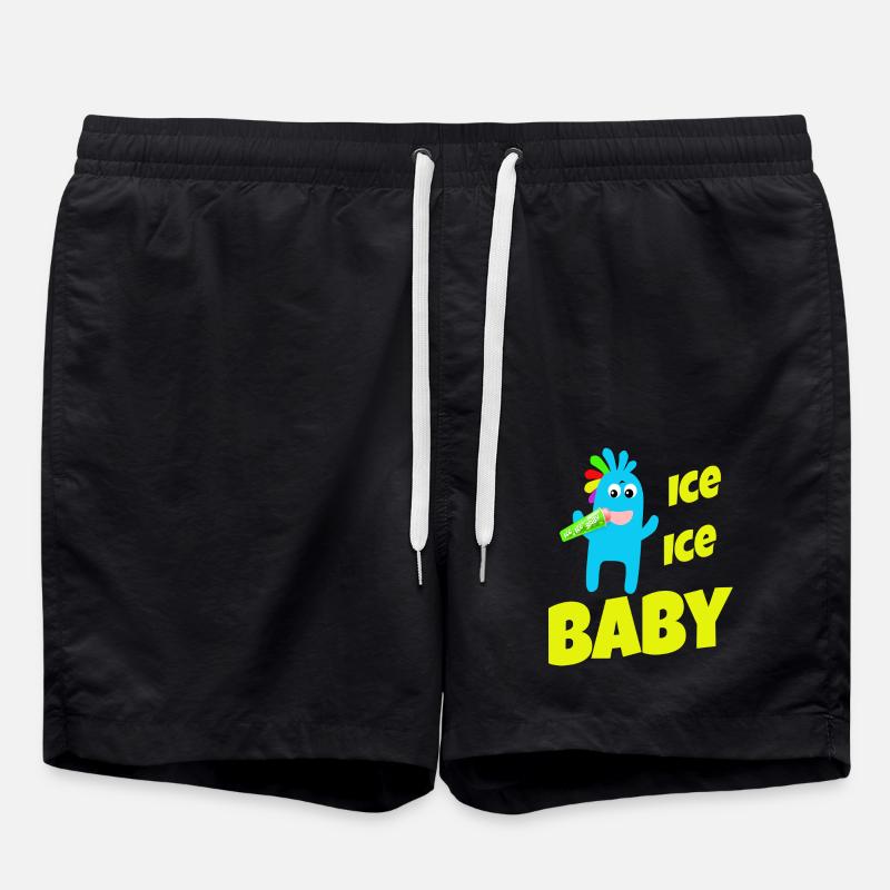 Eis Eis Baby - Badeshorts - Schwarz