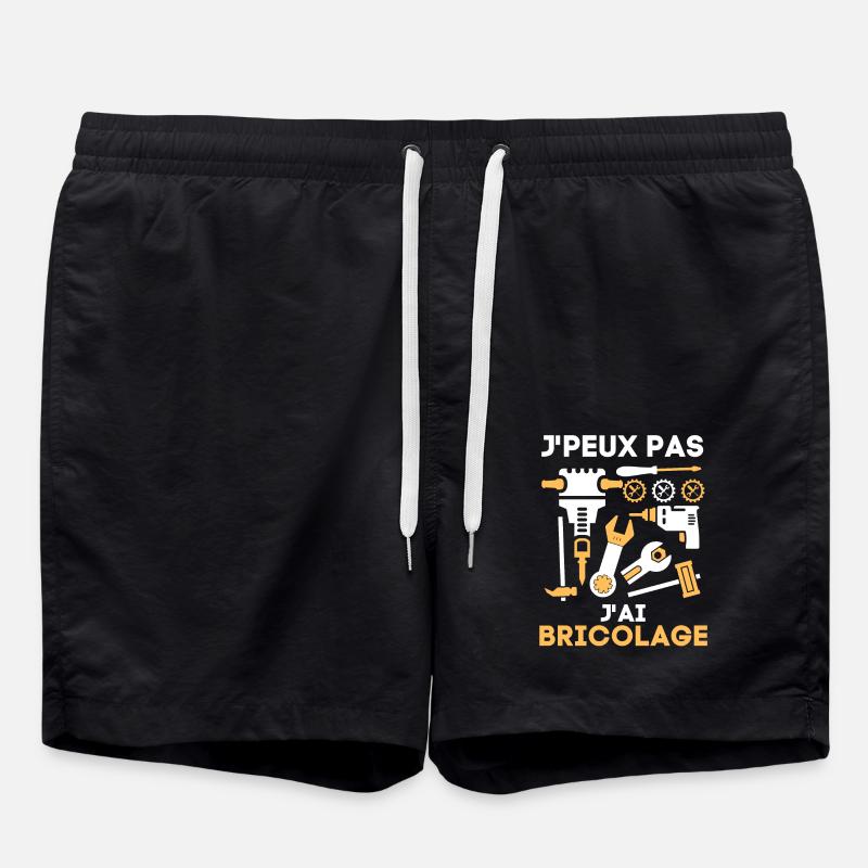 Bricoleur bricolage bricoler - Short de bain - noir