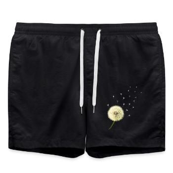 Pissenlit vous souhaite quelque chose - Short de bain - noir - Devant - AI Model Male 185 light (185cm)