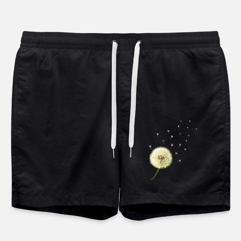 Pissenlit vous souhaite quelque chose - Short de bain - noir