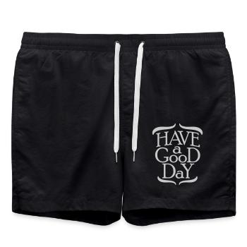 Bonne journée - Short de bain - noir - Devant - AI Model Male 185 light (185cm)