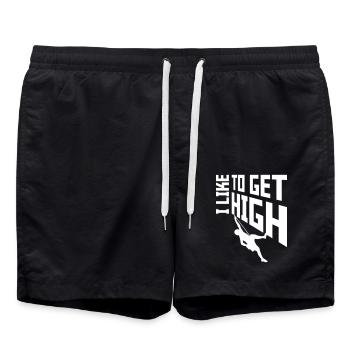 aiment se défoncer - Short de bain - noir - Devant - AI Model Male 185 light (185cm)