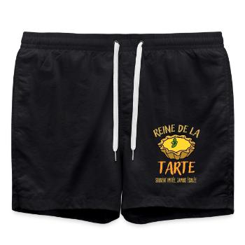 La reine de la tarte - Short de bain - noir - Devant - AI Model Male 185 light (185cm)