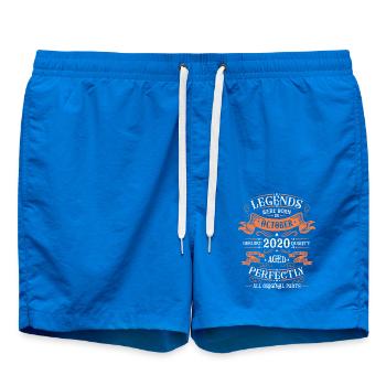 Les Légendes Sont Nées En Octobre 2020 Cadeau - Short de bain - cobalt blue - Devant