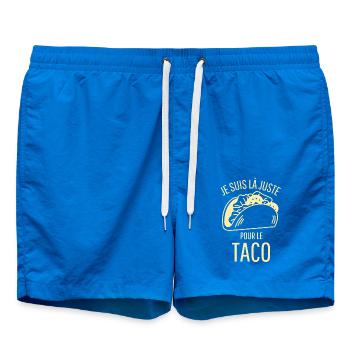 je suis là juste pour le taco 2 - Short de bain - cobalt blue - Devant