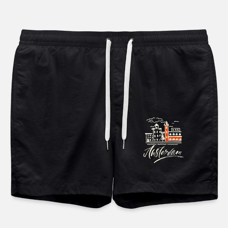 Amsterdam - Short de bain - noir