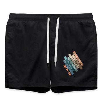 NYC - Short de bain - noir - Devant - AI Model Male 185 light (185cm)