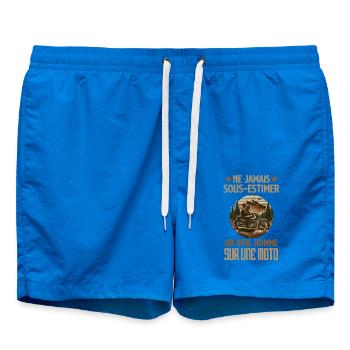 Vieux motard - Short de bain - cobalt blue - Devant