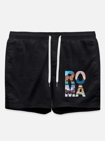 Rom, Italien - Badeshorts - Schwarz