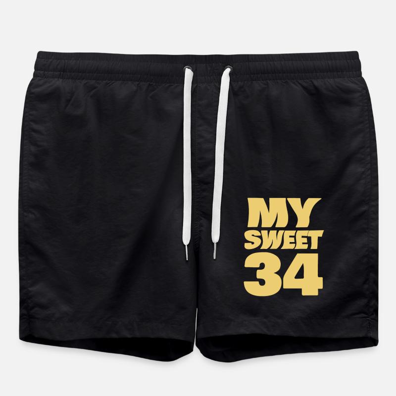 Süß 34 - Badeshorts - Schwarz