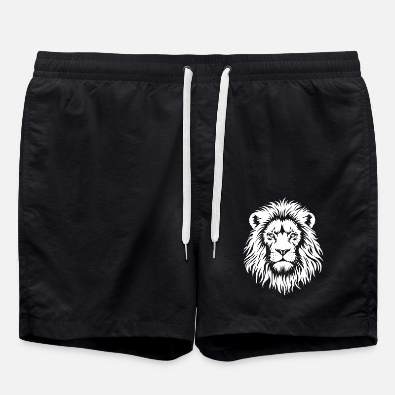 Tête de Lion - Short de bain - noir