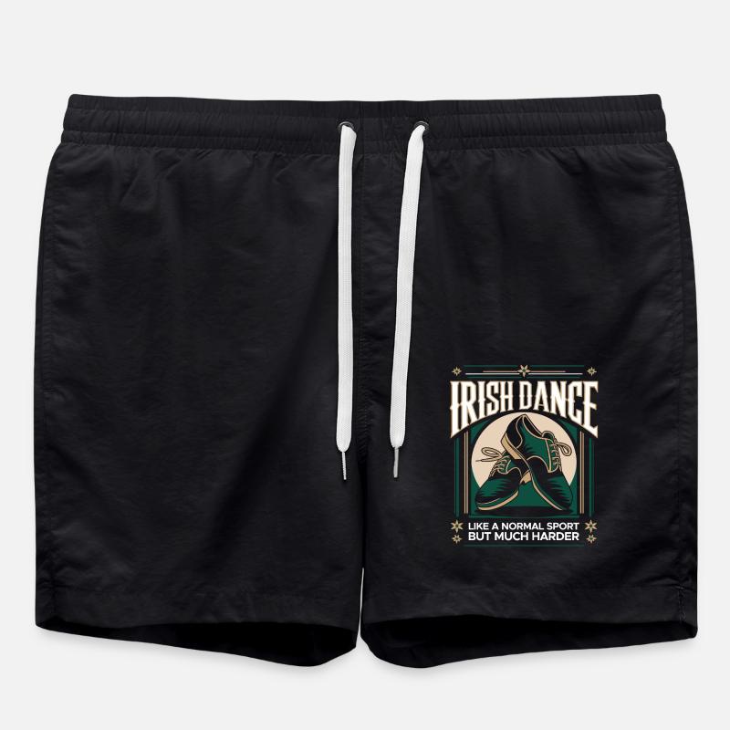 Fier de la danse irlandaise - Short de bain - noir