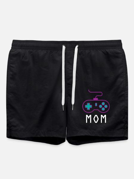Maman Gamer - Short de bain - noir