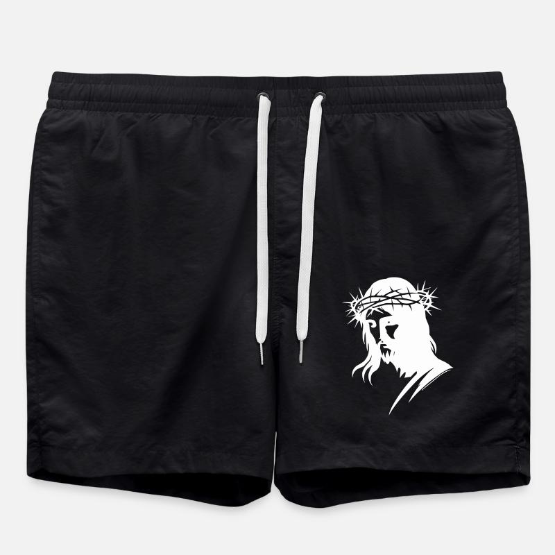 Christ Jesus - Swim Trunks - black