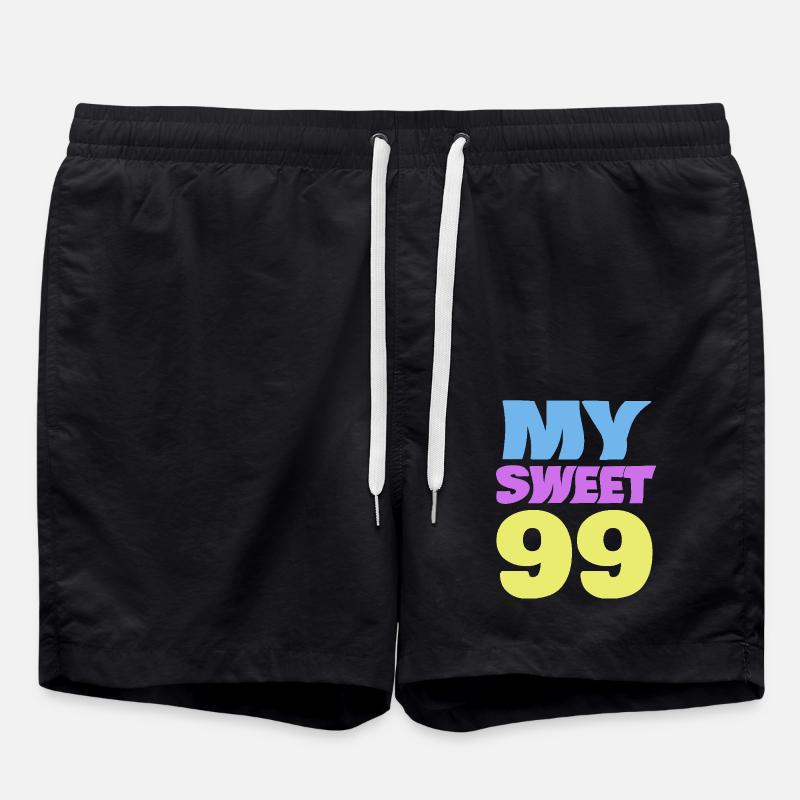 Alter 99 - Badeshorts - Schwarz
