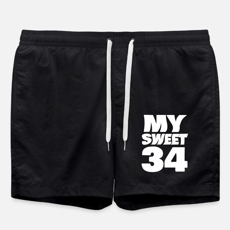 34 ans - Short de bain - noir