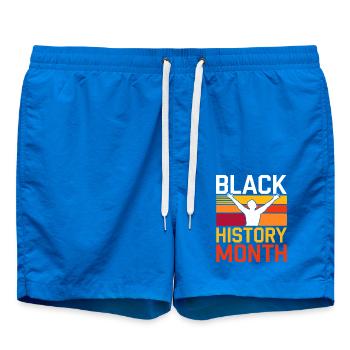 Monat der schwarzen Geschichte 2025 - Badeshorts - Cobalt blue - Vorne