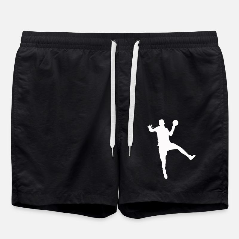 handball - Swim Trunks - black
