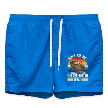 Voyage de vacances à Ibiza - Short de bain - cobalt blue - Devant