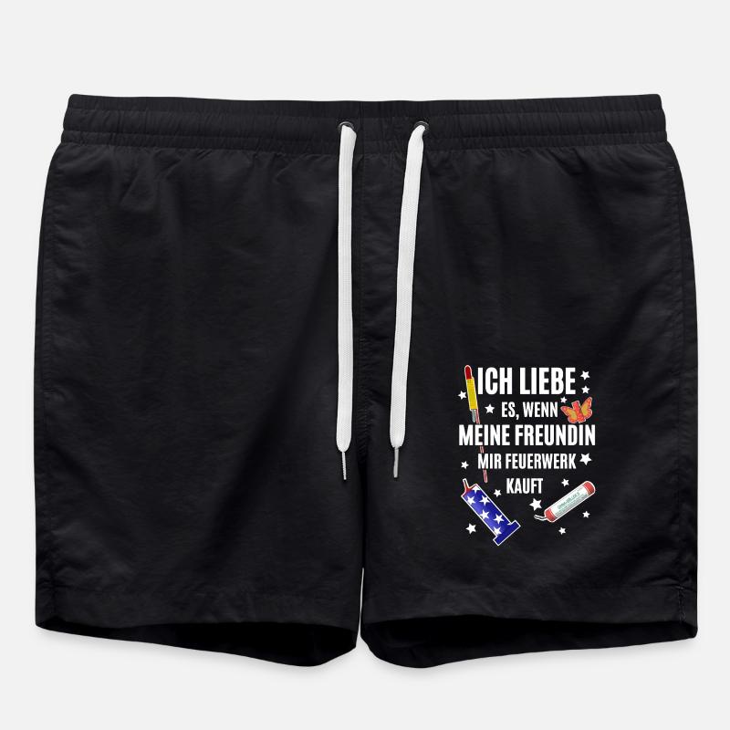 Pyro Freak - Badeshorts - Schwarz