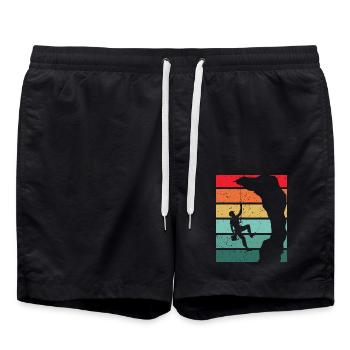 Escalation - Swim Trunks - black - Front - AI Model Male 185 light (185cm)