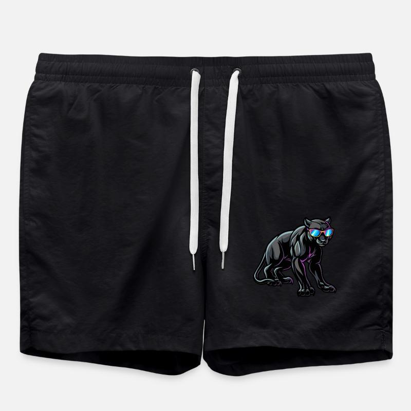 Panther Cool Tier - Badeshorts - Schwarz