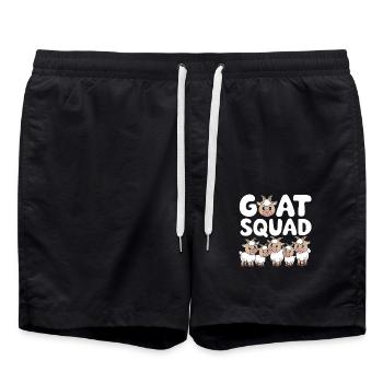 Groupes de chèvres Conception Goat Squad - Short de bain - noir - Devant - AI Model Male 185 light (185cm)