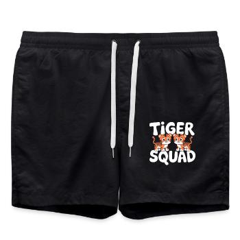 Tiger Group Design Tiger Squad - Swim Trunks - black - Front - AI Model Male 185 light (185cm)