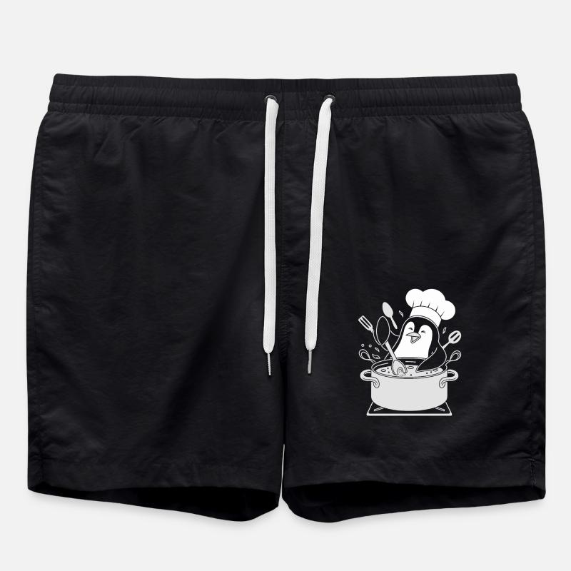 Cuisine Pingouin Chef Hat Fun - Short de bain - noir