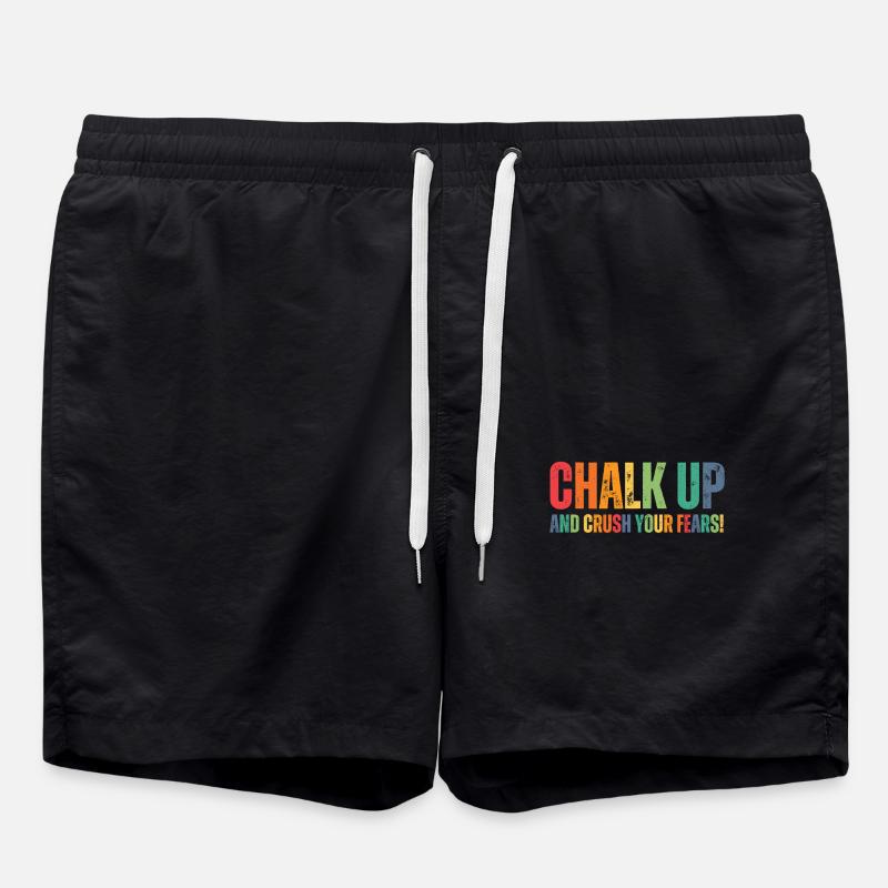 Bouldering Chalk Up Boulderer - Swim Trunks - black