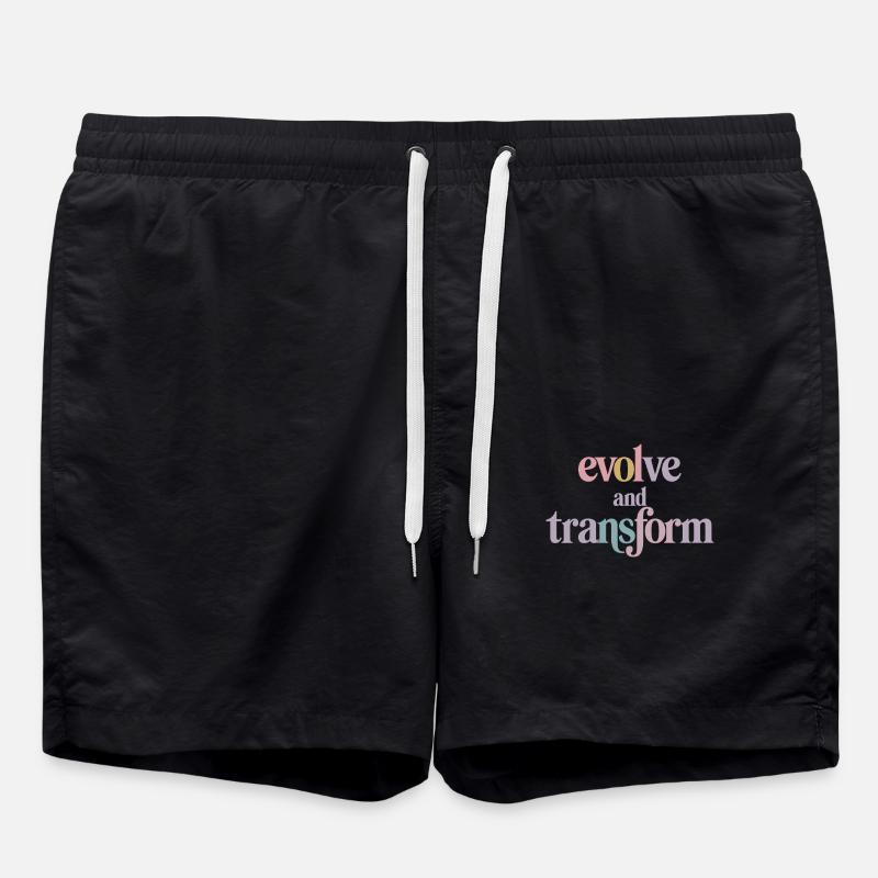 Evolve And Transform Inspirierende - Short de bain - noir