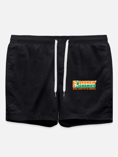 Saint-Patrick Gnomies ivres - Short de bain - noir