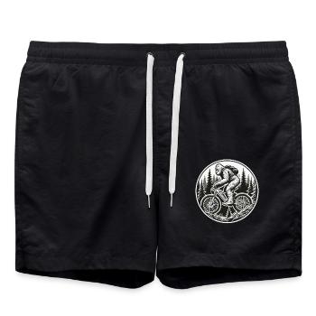 Aventure à vélo Bigfoot Mountain Bike Forest - Short de bain - noir - Devant - AI Model Male 185 light (185cm)