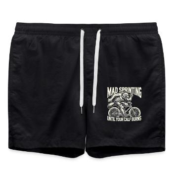 Sprint fou à vélo pour endolorir les muscles - Short de bain - noir - Devant - AI Model Male 185 light (185cm)