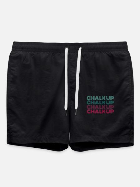 Boulderer Chalk Up Bouldering - Swim Trunks - black