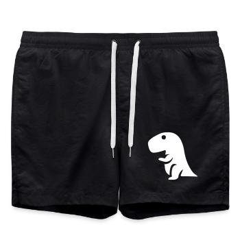 Baby Dino - Swim Trunks - black - Front - AI Model Male 185 light (185cm)