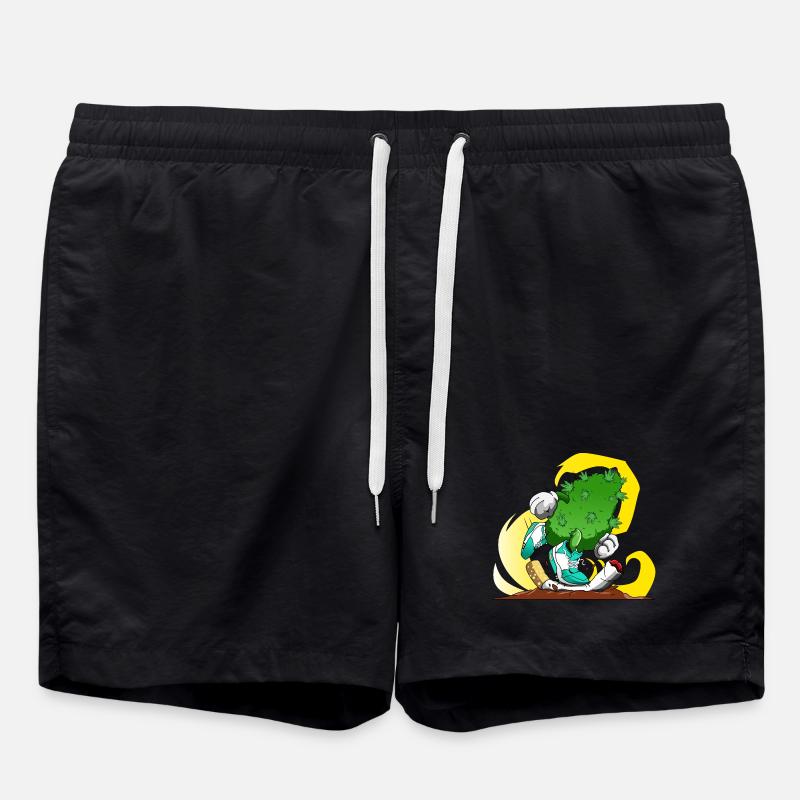 Smoke Weed,not Cigarettes - Badeshorts - Schwarz