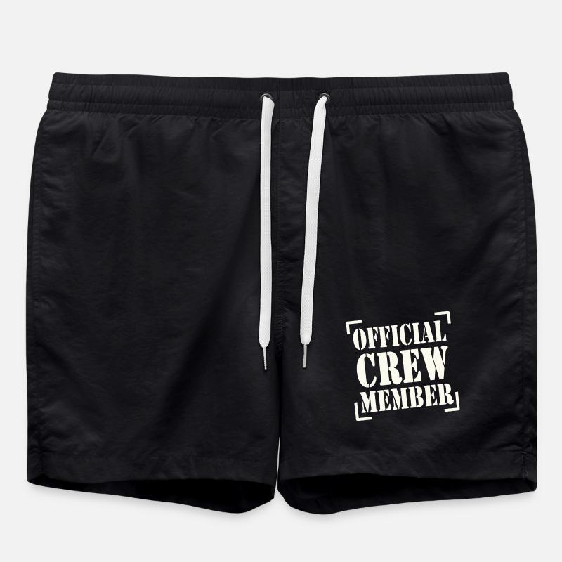 official crew member - Short de bain - noir