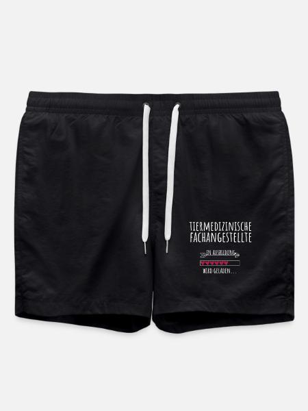 Tiermedizinische Fachangstellte in Ausbildung - Badeshorts - Schwarz