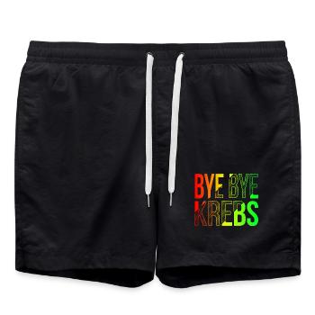 Bye Bye Kreps Rainbow Design - Short de bain - noir - Devant - AI Model Male 185 light (185cm)