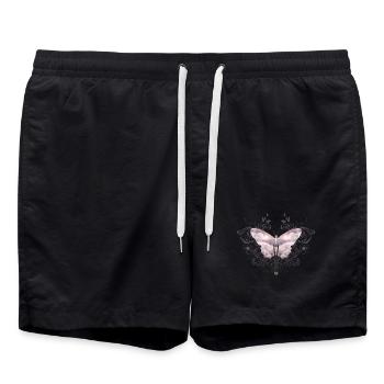 Un papillon céleste de nuages délicats - Short de bain - noir - Devant - AI Model Male 185 light (185cm)