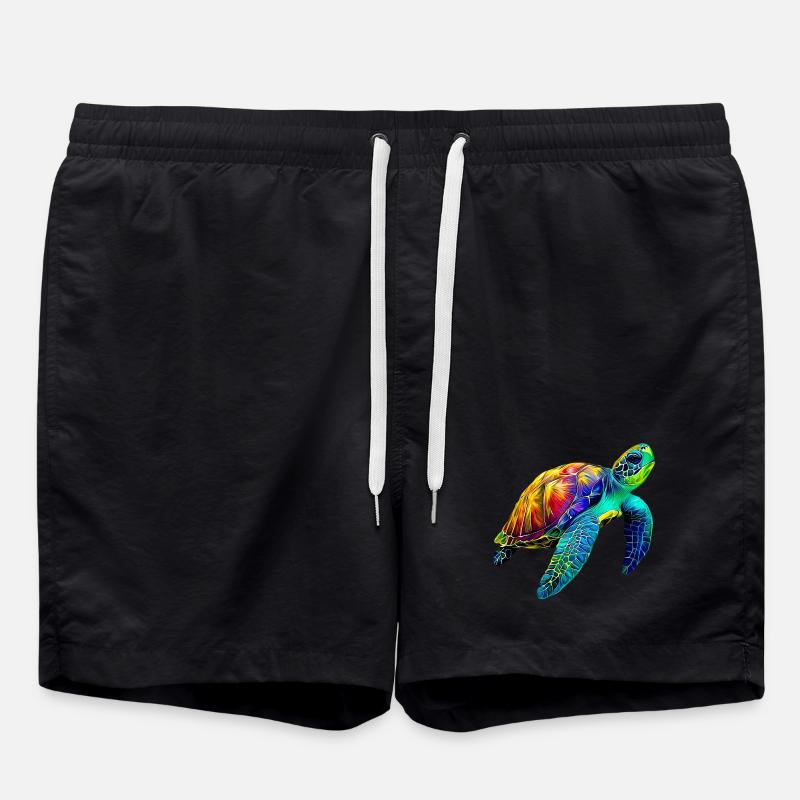 Sea turtle - Swim Trunks - black