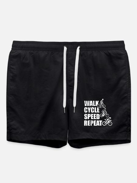 Schedule for cyclists - Swim Trunks - black