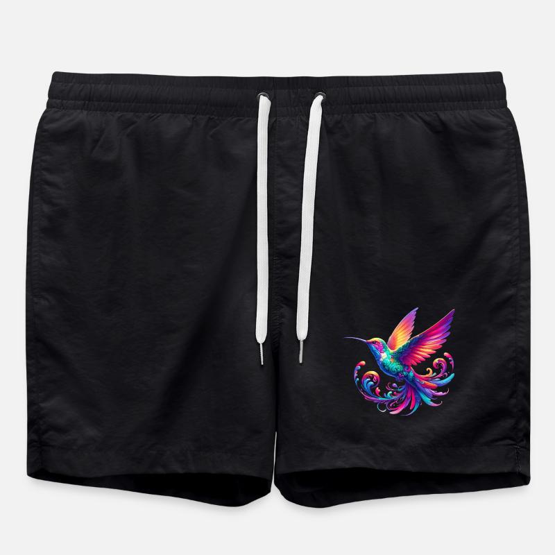 Hummingbird - Swim Trunks - black