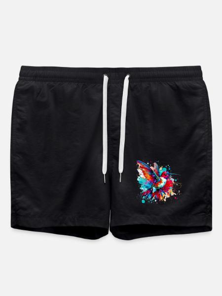 Kolibri - Badeshorts - Schwarz
