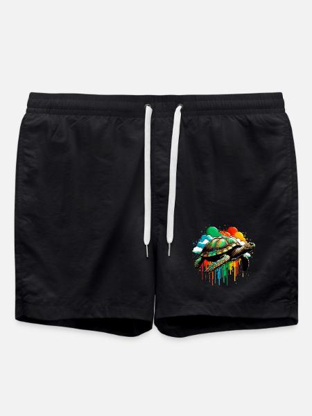 Turtle - Swim Trunks - black