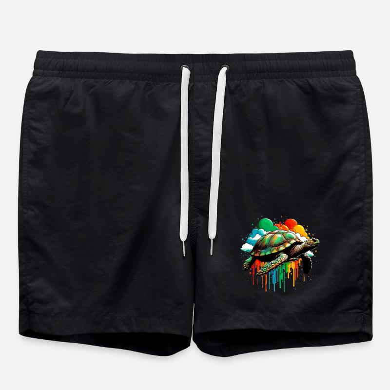 Turtle - Swim Trunks - black